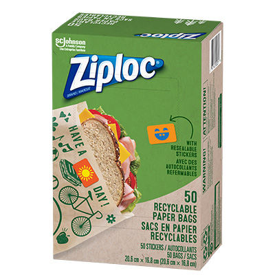 Ziploc paper bags